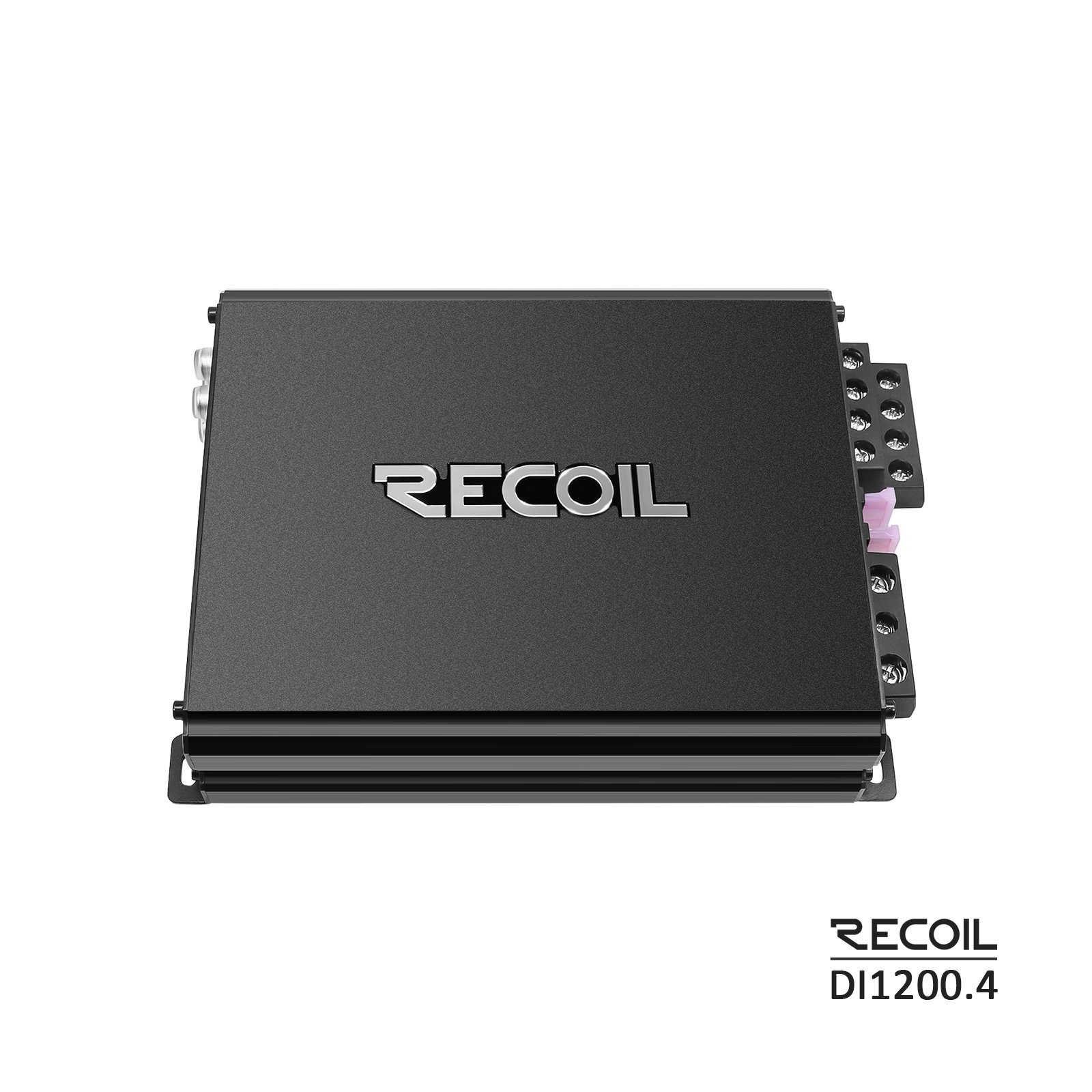 DI1200.4 Full-Range Class-D 4-Channel Car Audio Amplifier, 2,400 Watts, 2-4 Ohm Stable, MOSFET Power Supply, Bridgeable