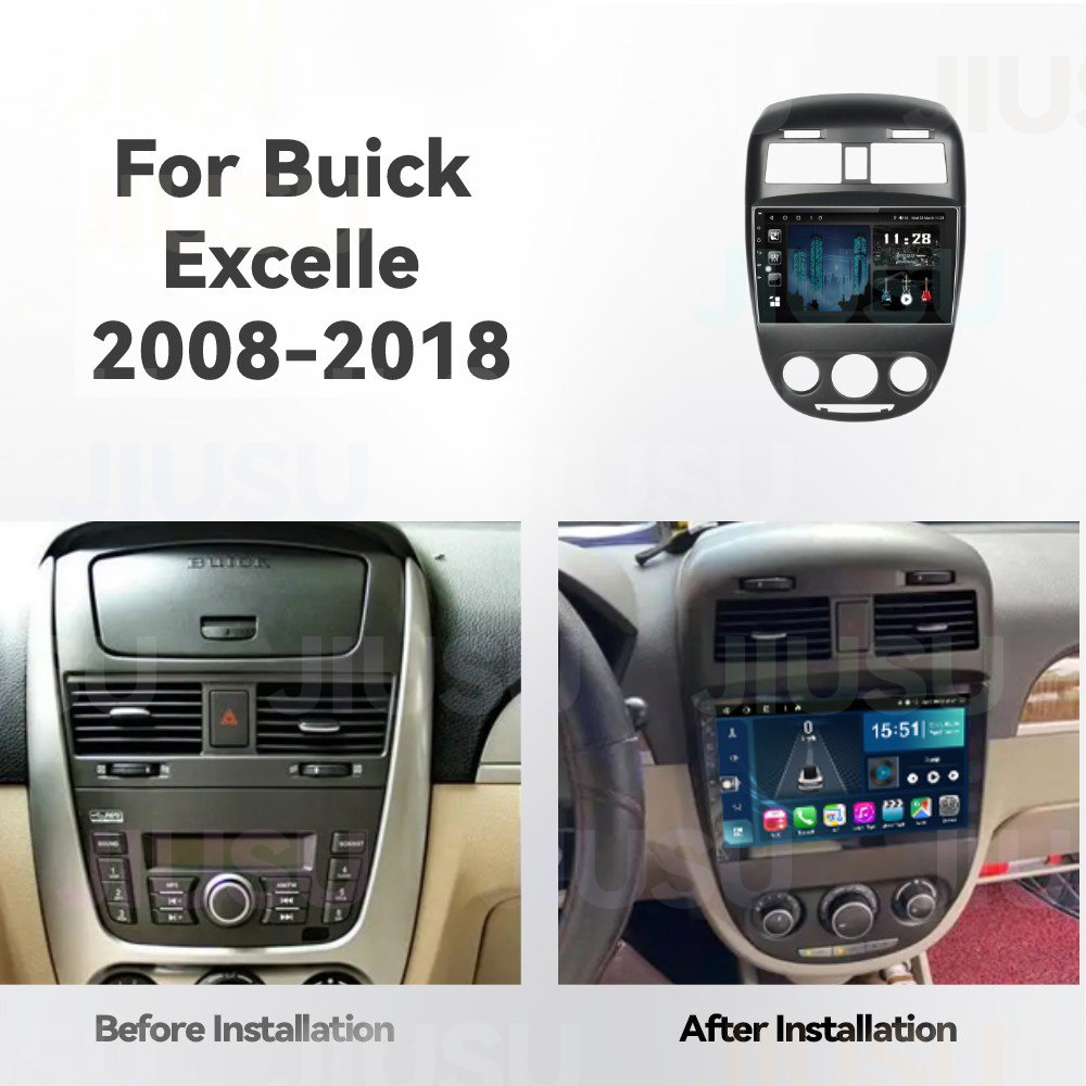 Android 12 Car Radio GPS Navigation DVD Player Stereo Multimedia Audio System for Buick Excelle 2008-2018 with Carplay DSP DAB