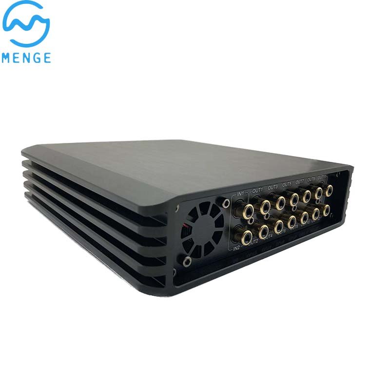 New 8 Ch DSP Car Audio Amplifier 6 in 12 Out for USA