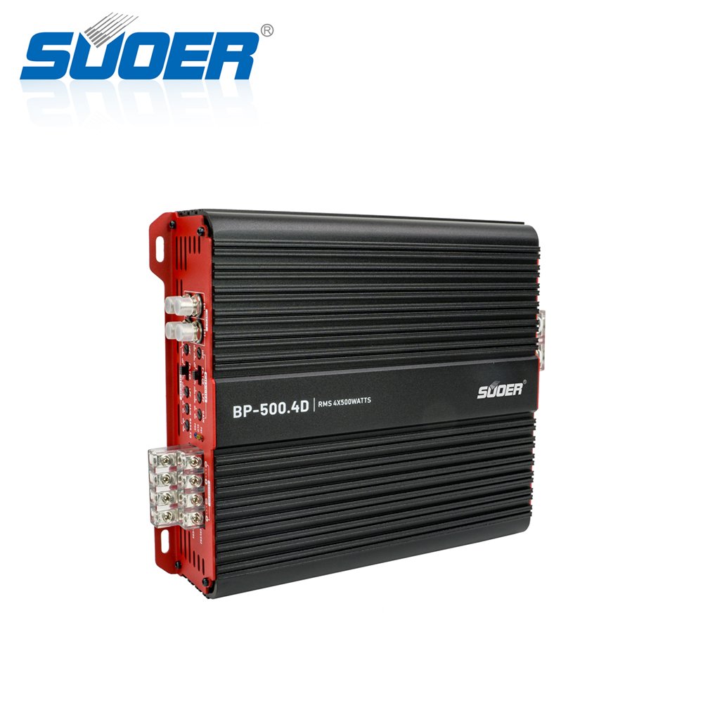 Suoer BP--500.4D Class D 4 Channel 500 Watts Car Amplifier Big Power