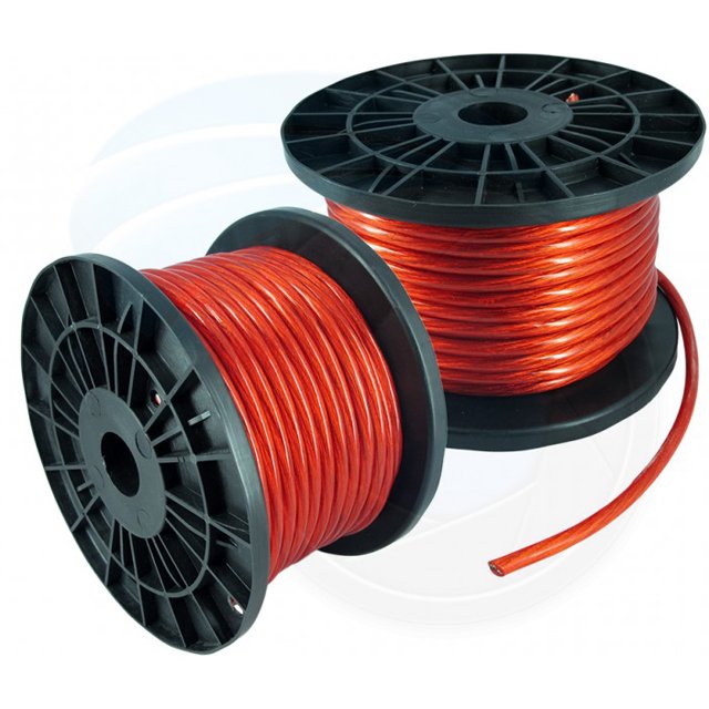 OFC Copper Cca Car Audio 0 4 8 Gauge Power Battery Cable Wire for Car Amplifier