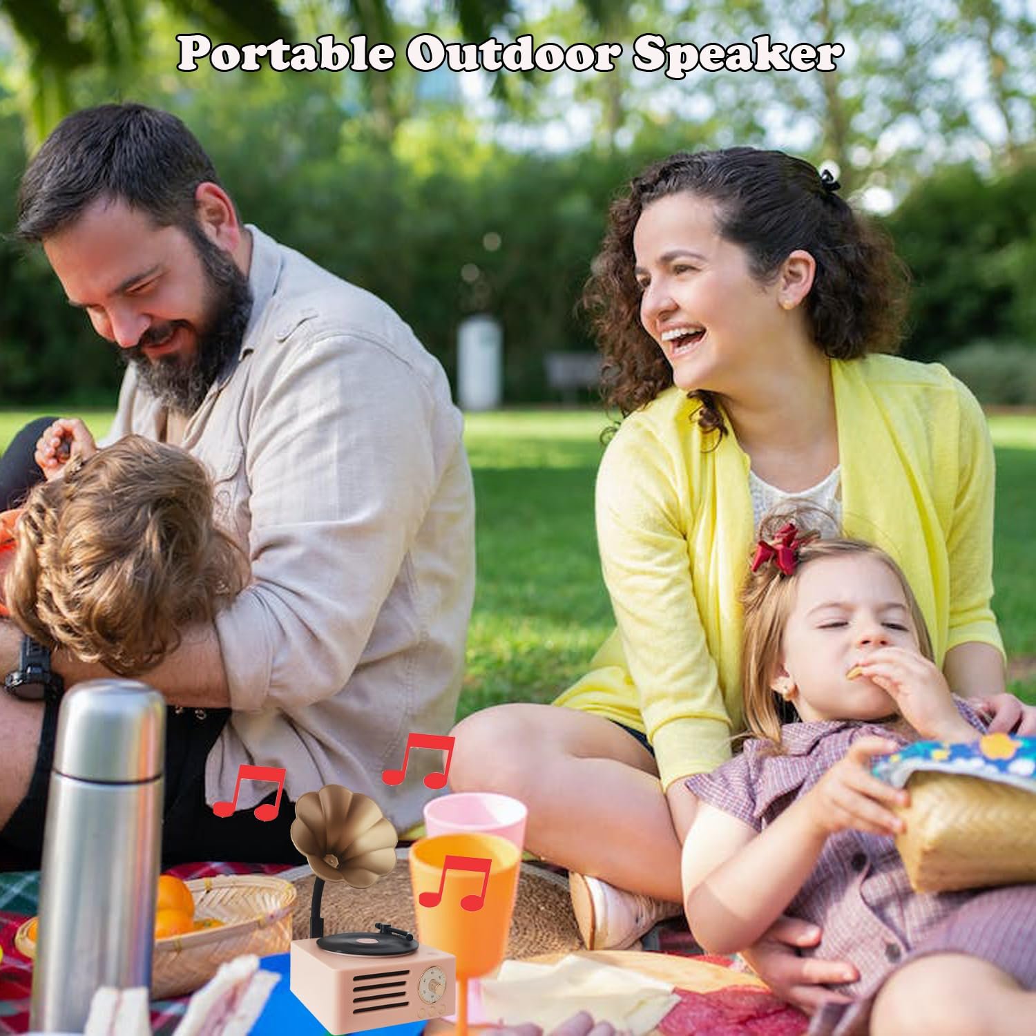 SHKL Wholesale Portable Wireless Speaker Gramophone Flower Waterproof Chip Music Studio Light Smart Gaming Party Outdoor Sport