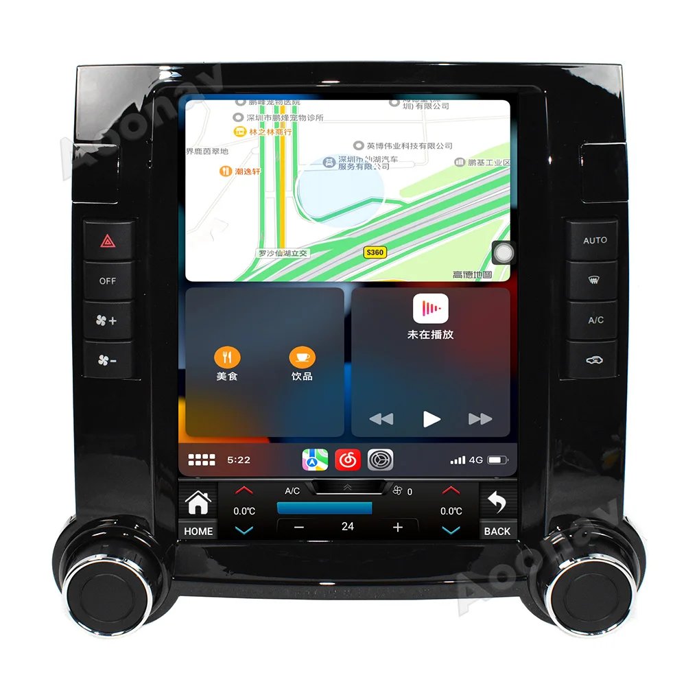 9.7 Inch Tesla Screen Car Radio Android 12 for Volkswagen Touareg 2003-2010 Multimedia Player GPS Navigation Stereo Receiver