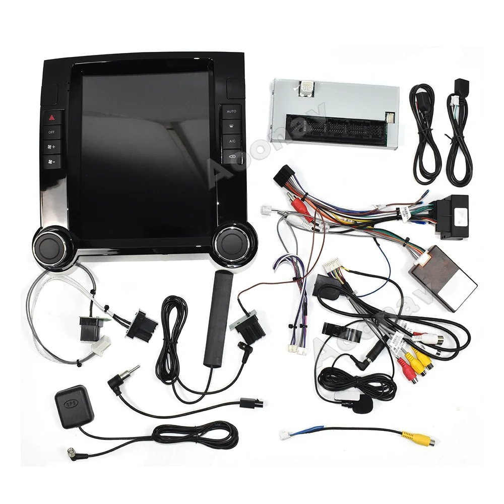 9.7 Inch Tesla Screen Car Radio Android 12 for Volkswagen Touareg 2003-2010 Multimedia Player GPS Navigation Stereo Receiver