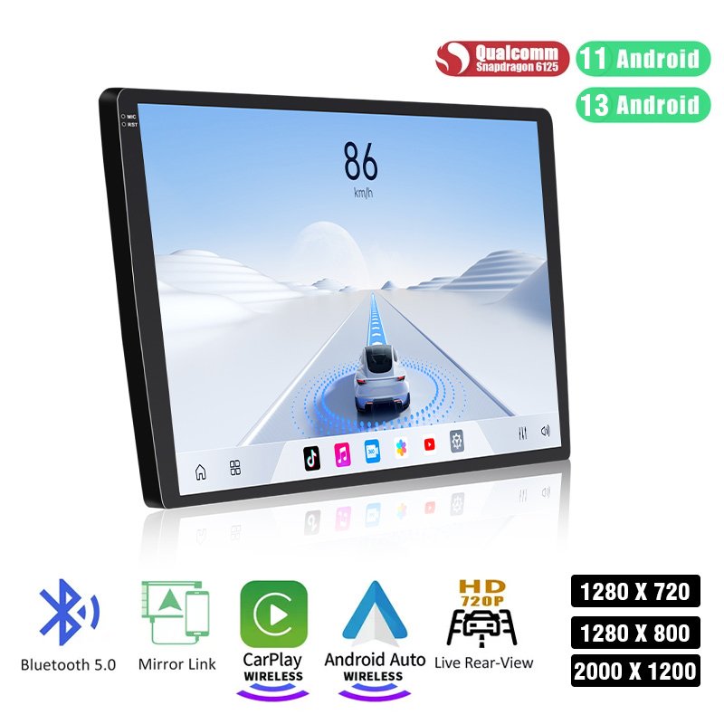 9/10 Inch Car DVD Center Touch Screen 1280*720 Resolution 4+64G360 Panoramic Image WIfi TDA7851 SI4754C with Fan