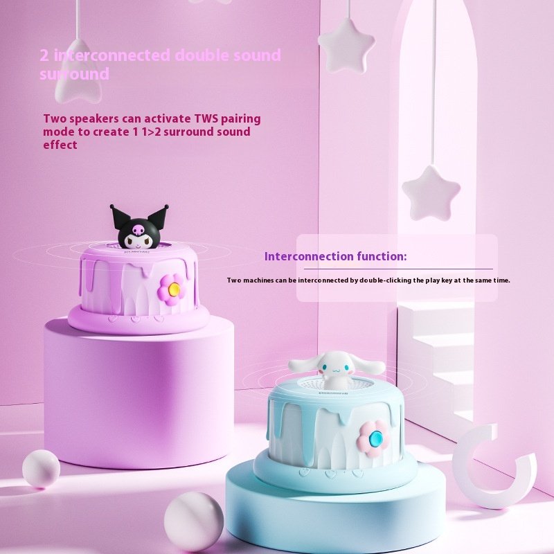bestseller product for Amazon Hello Kitty high-quality Bluetooth speaker white noise machine baby electronic products