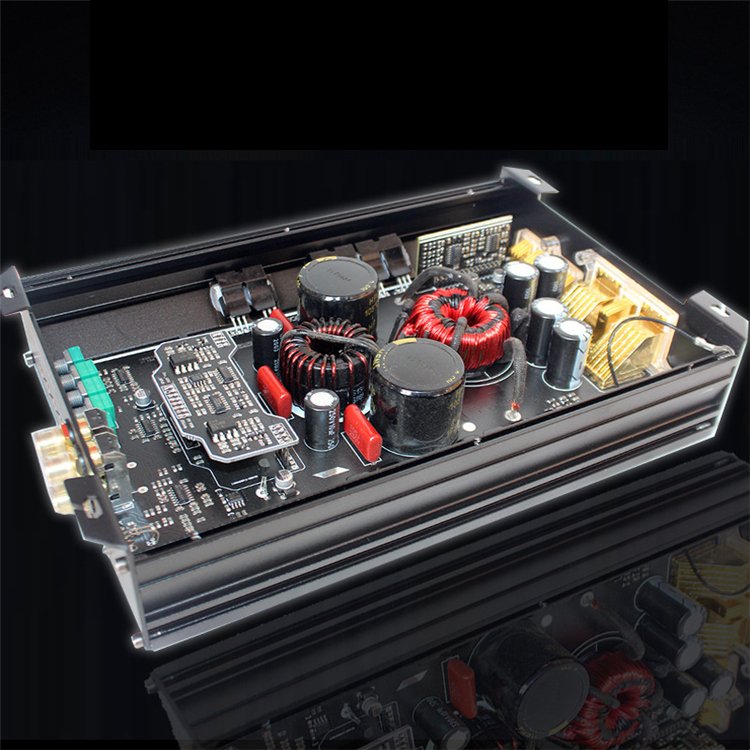 Car Amplifier Class d 12V 1500W Single High Power Subwoofer Speaker Amplifier (1500.1D)