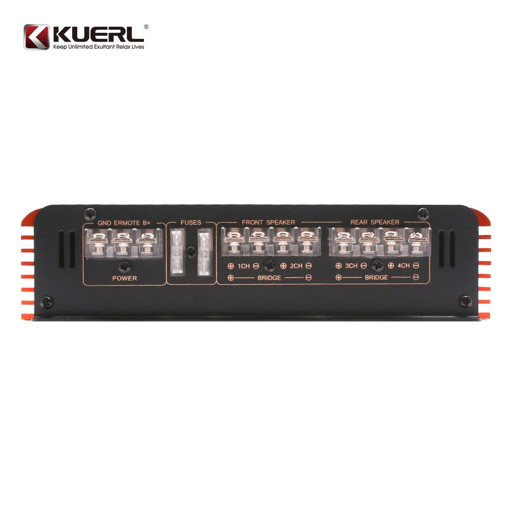 12V Car Power Amplifier 4 Channel Sound Digital Car Amplifier 6800W Car Audio Amplifier GM- 9800F