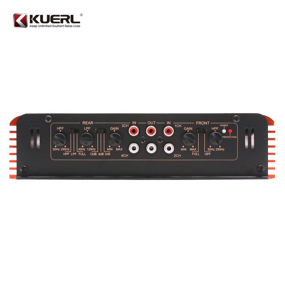 12V Car Power Amplifier 4 Channel Sound Digital Car Amplifier 6800W Car Audio Amplifier GM- 9800F