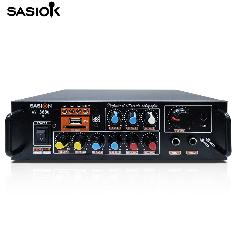 AV-368U Power Amplifier Stereo Home Theatre System Mixer Manufacture Audio Professional Receivers & Amplifiers