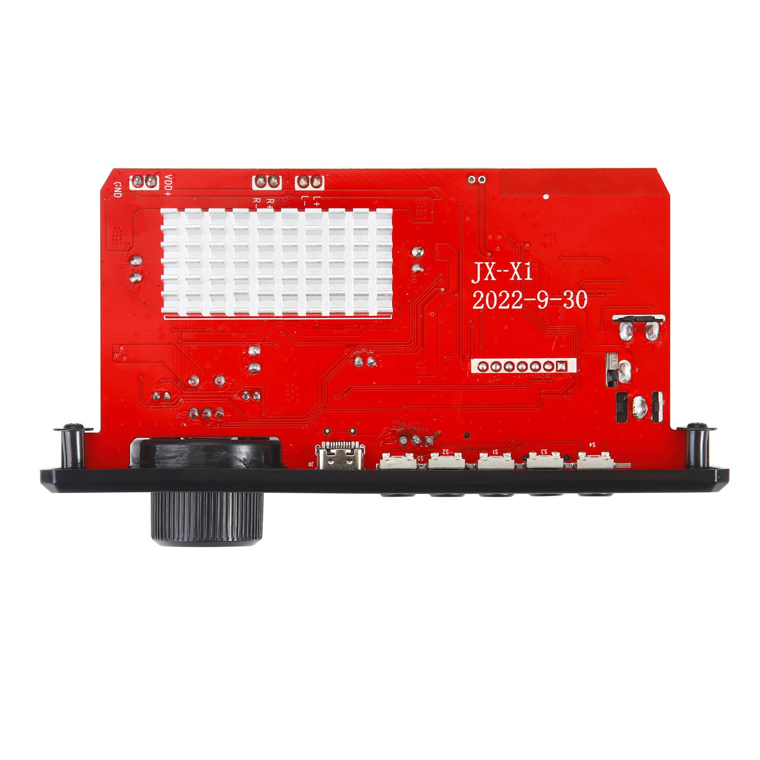 JX-X1 160W Bluetooth MP3 APE Decoder Board 12V 80W Handsfree Car Audio Microphone Mini DIY 12V USB TF FM Radio Car Audio Music