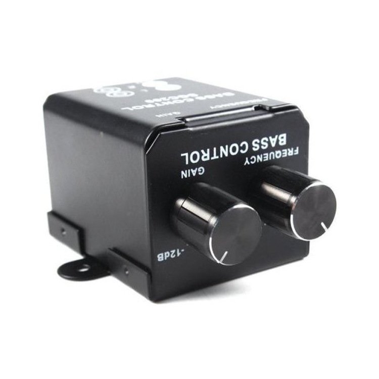 Audio Universal Car Amplifier Bass Controller RCA Gain Level Volume Control