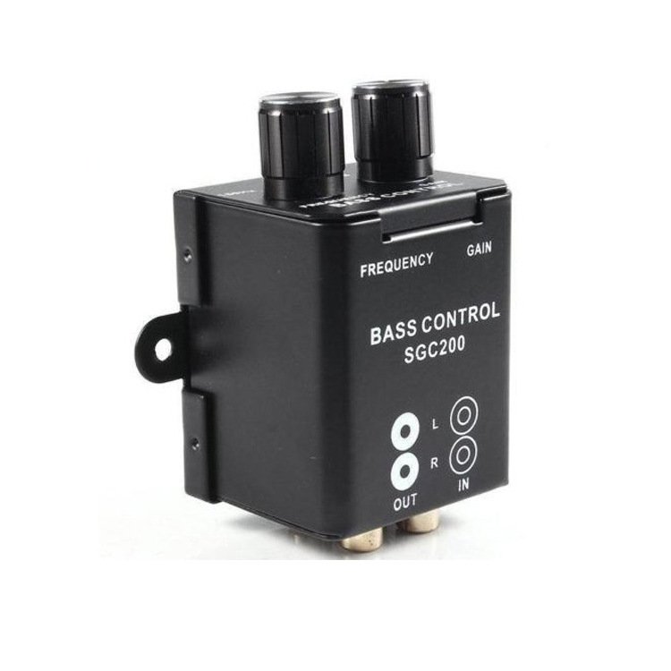 Audio Universal Car Amplifier Bass Controller RCA Gain Level Volume Control