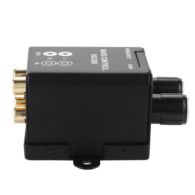 Audio Universal Car Amplifier Bass Controller RCA Gain Level Volume Control