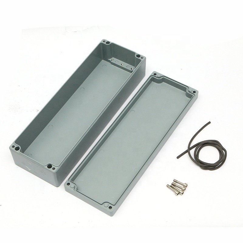 Waterproof Aluminium Switch 115*90*58 mm Die Cast Alloy Waterproof Enclosure With Mounting Ears