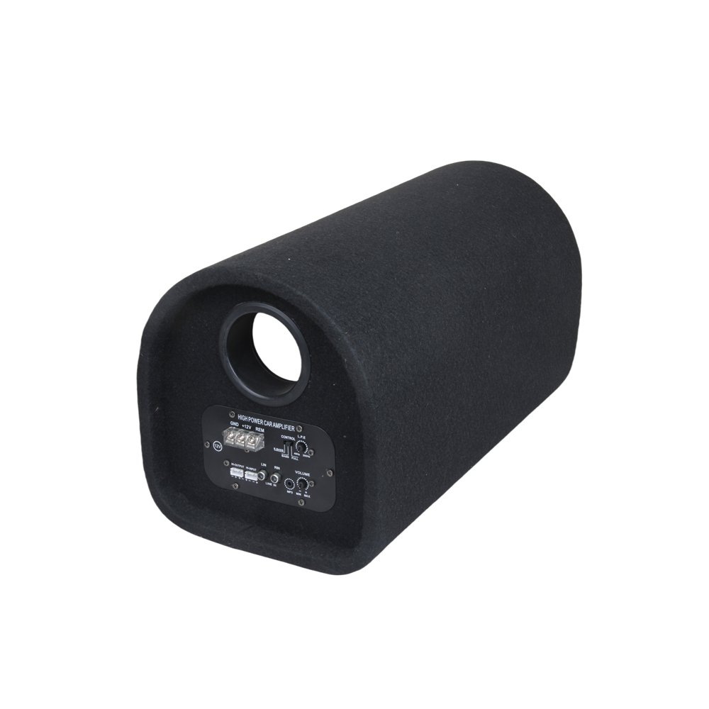 Delicate Auto Sound Amplifier Strong Bass Under Seat Car Active Subwoofer High Power Tunnel Shape Car Audio Speaker