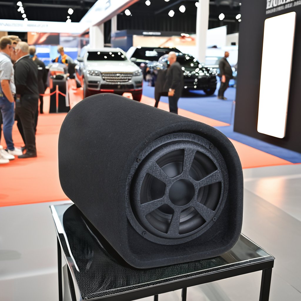 Delicate Auto Sound Amplifier Strong Bass Under Seat Car Active Subwoofer High Power Tunnel Shape Car Audio Speaker
