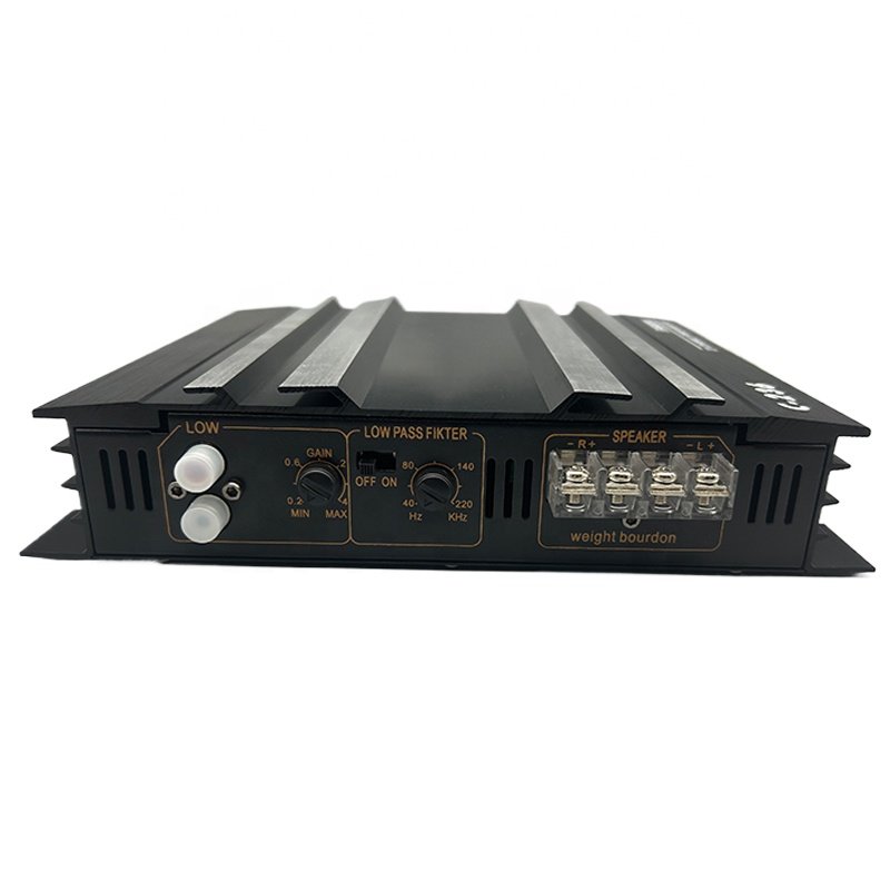 Professional Wholesale 12V Car Stereo Amplifier C-236 3800W Max Power 2 Channel Amplifier for Car