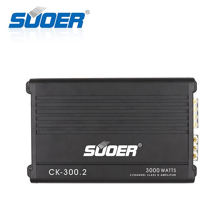 Suoer CK-300.2 Big Power 2 Channel Mini Size Car Amplifier