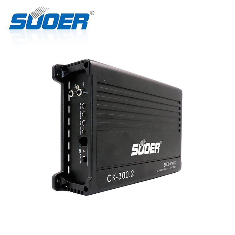 Suoer CK-300.2 Big Power 2 Channel Mini Size Car Amplifier