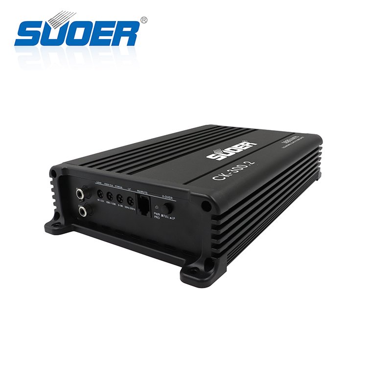 Suoer CK-300.2 Big Power 2 Channel Mini Size Car Amplifier