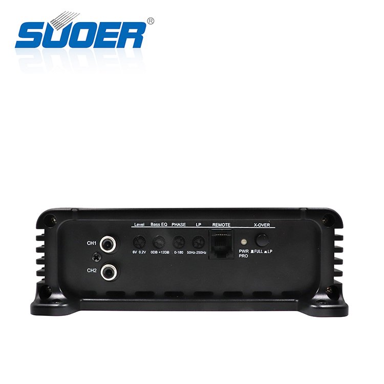 Suoer CK-300.2 Big Power 2 Channel Mini Size Car Amplifier