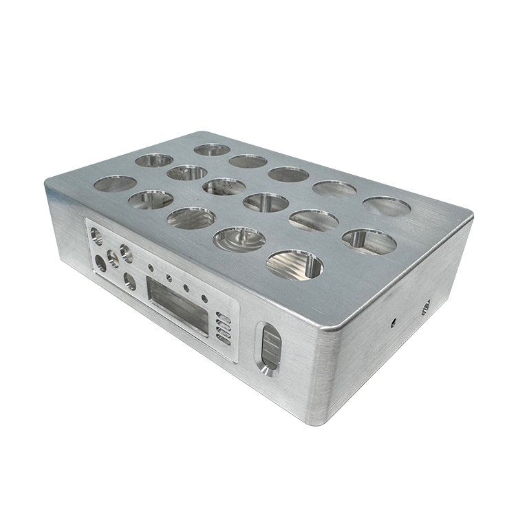 Custom CNC Lathe Metal Processing Service Anodized Aluminum Housing Car High Quality Power Chassis Amplifier Aluminum Enclosure
