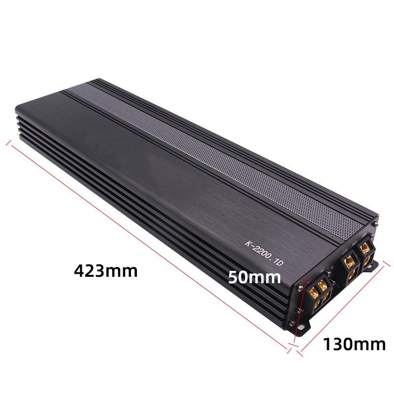 2200W Car Audio Modified Mono Class D Digital Single Channel Car Power Amplifier