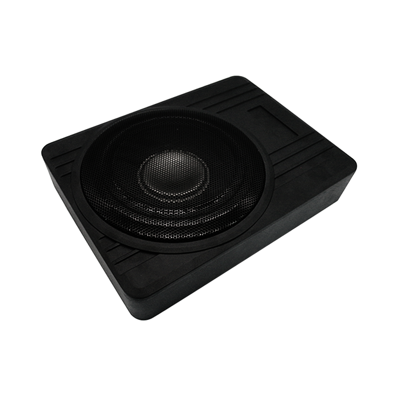Sennuopu T10 Bass Big Power 10inch Car Under Seat Subwoofer Aluminum Single Woofer Car Center Console Speaker Box 480W DC 14.4V