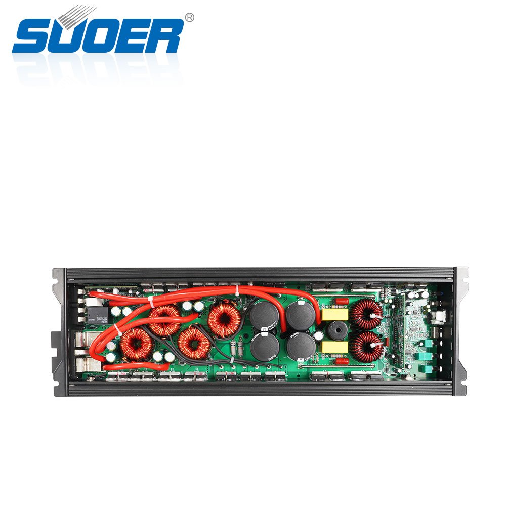 Suoer CL-5K High Power MONO Channel Class D 455*152*60mm Subwoofer Audio 8000 Watt Car Amplifier