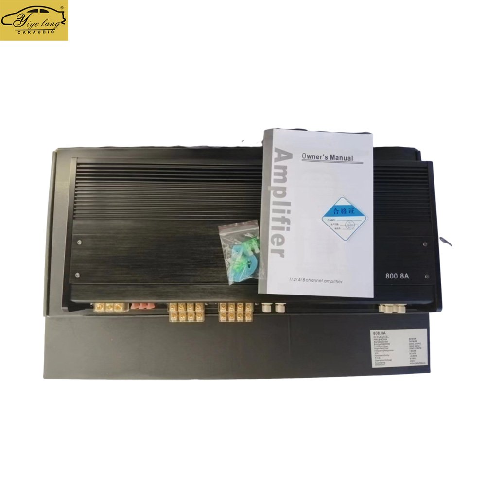 Professional Supplier High-power 1/2/4/8 Channel Digital Car Audio Amplifier