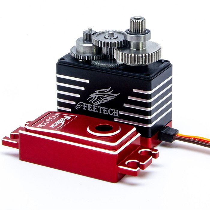 Steel Gear 35KG High Torque 0.075s 8.4V Digital Programmable Brushless Servo RC Cars Robots 1:8 Trax4 Quadcopter RC Helicopter