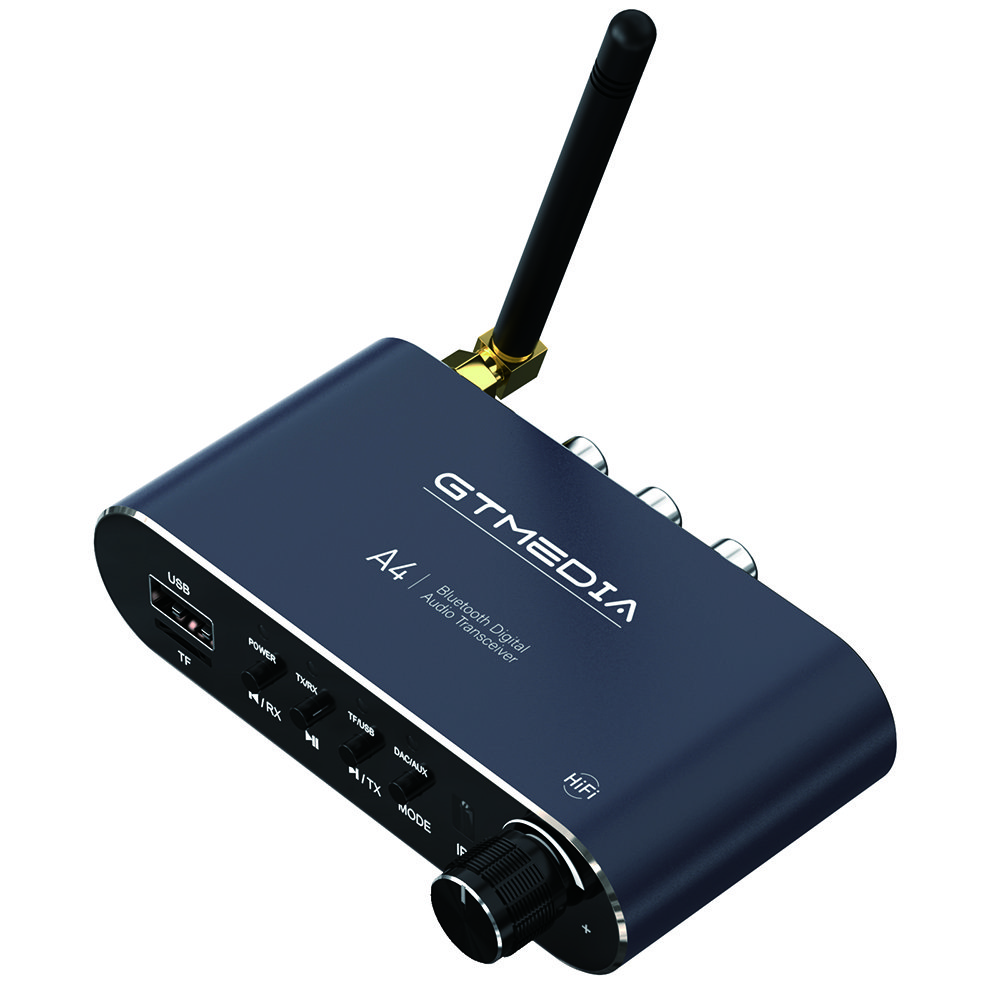 GTMEDIA A4 Bluetooth 5.1 Receiver and Transmitter 4 in 1 Audio Adapter Work on the Car Type-C Interface