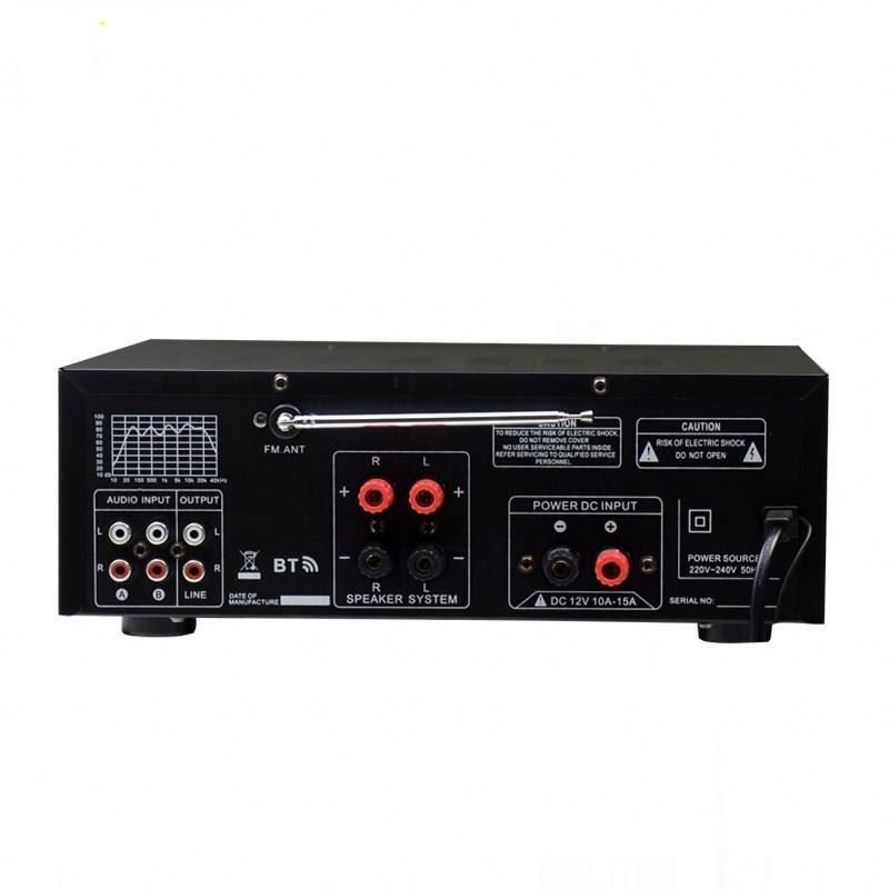 Plastic Power Amplifier 200W + 200 Watts Made in China High Quality Power Amplifier