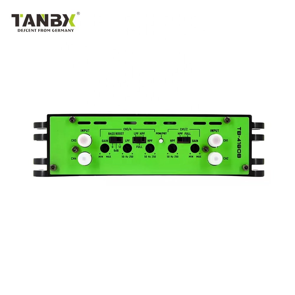High Quality Designed 4 Channel Sound Digital Car Amplifier(TB-4180B)