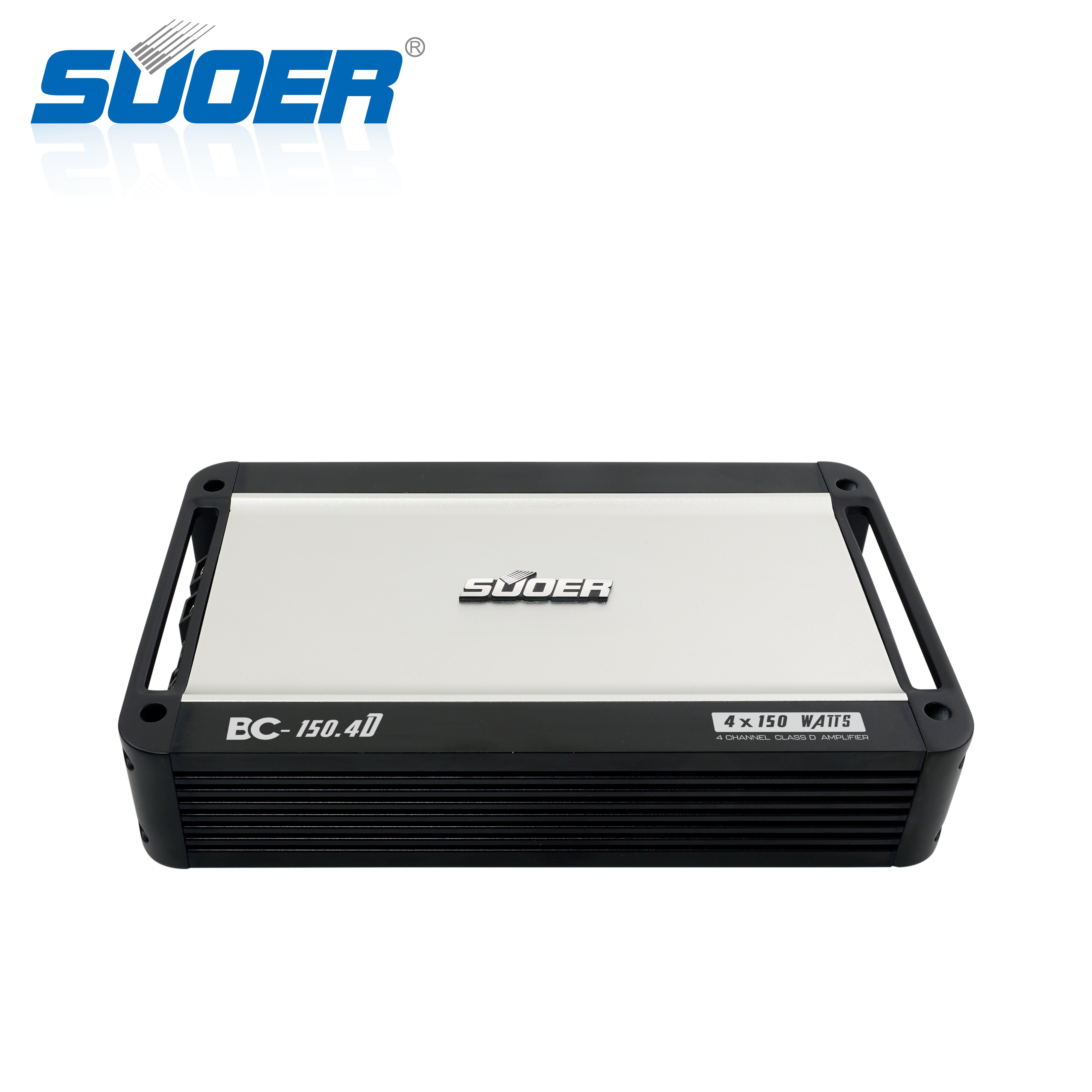 Suoer BC-150.4 High Quality Car Speaker Amplifier 4CH RMS 150W 4 Ohm Car Amplifier 4 Channels