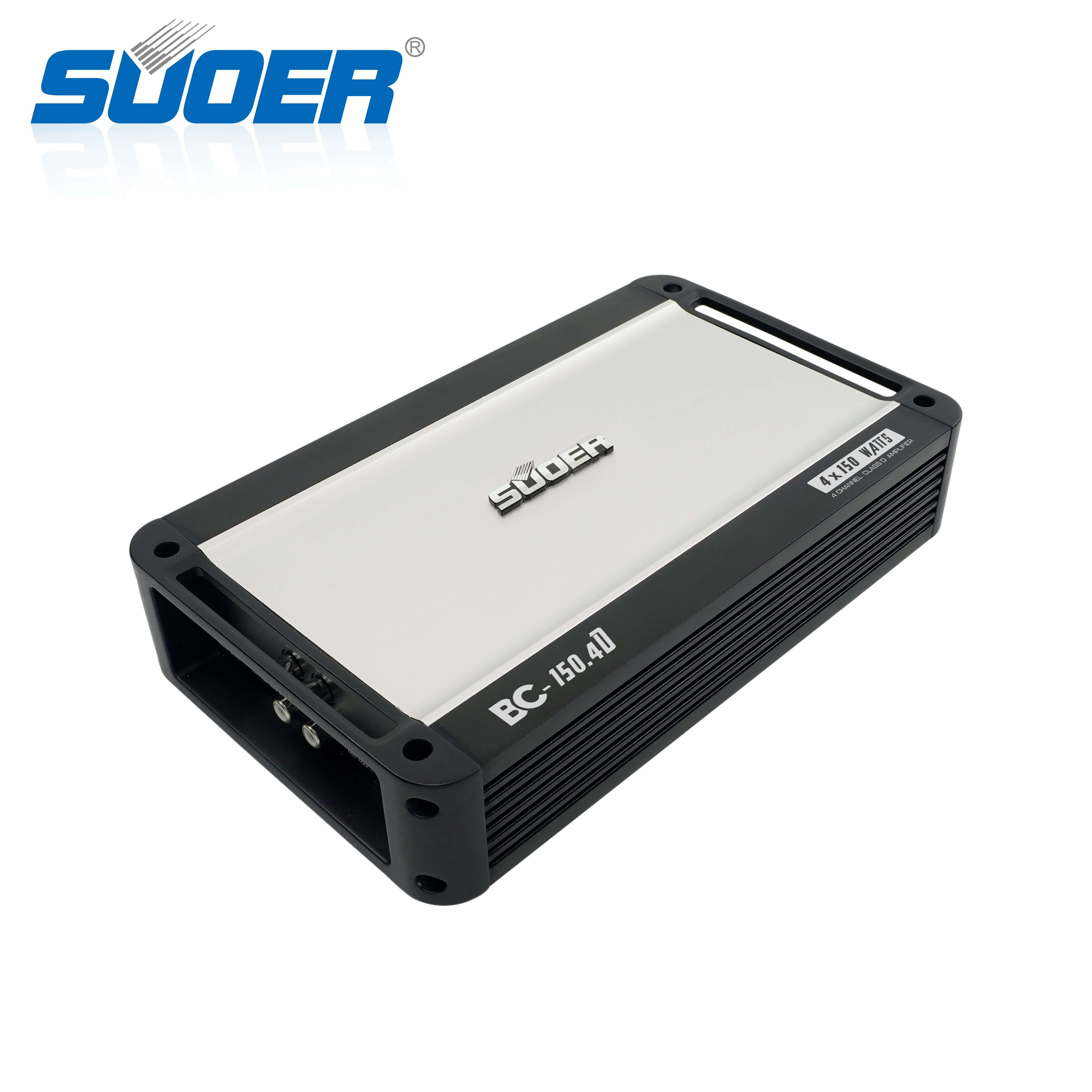 Suoer BC-150.4 High Quality Car Speaker Amplifier 4CH RMS 150W 4 Ohm Car Amplifier 4 Channels