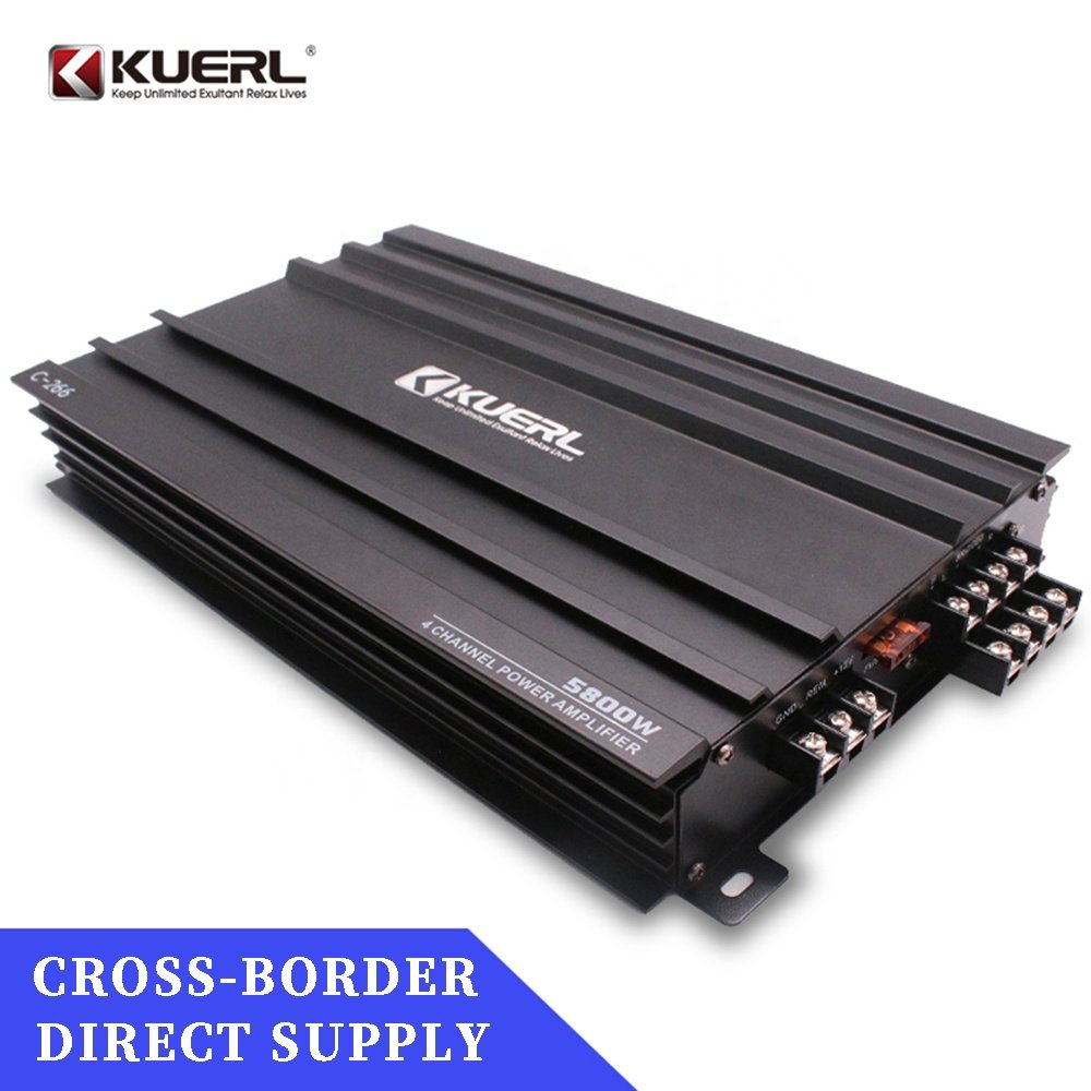 Factory Direct Sell New Model 4*50W High Power Car Amplifier 4 Channels Best 12V Car Amplifier