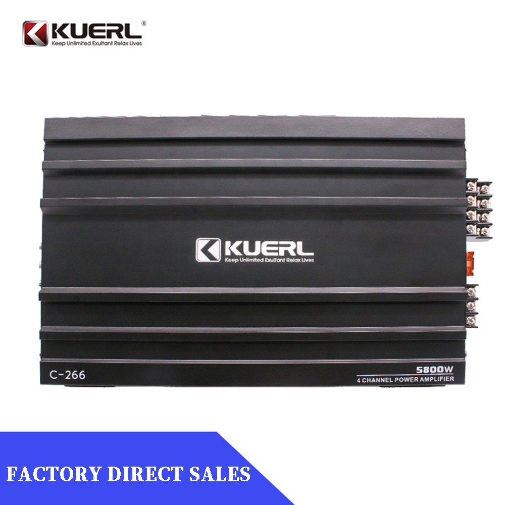Factory Direct Sell New Model 4*50W High Power Car Amplifier 4 Channels Best 12V Car Amplifier