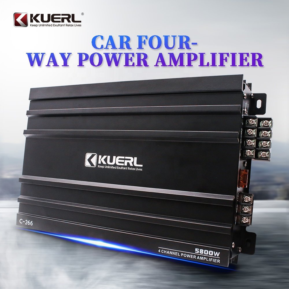 Factory Direct Sell New Model 4*50W High Power Car Amplifier 4 Channels Best 12V Car Amplifier