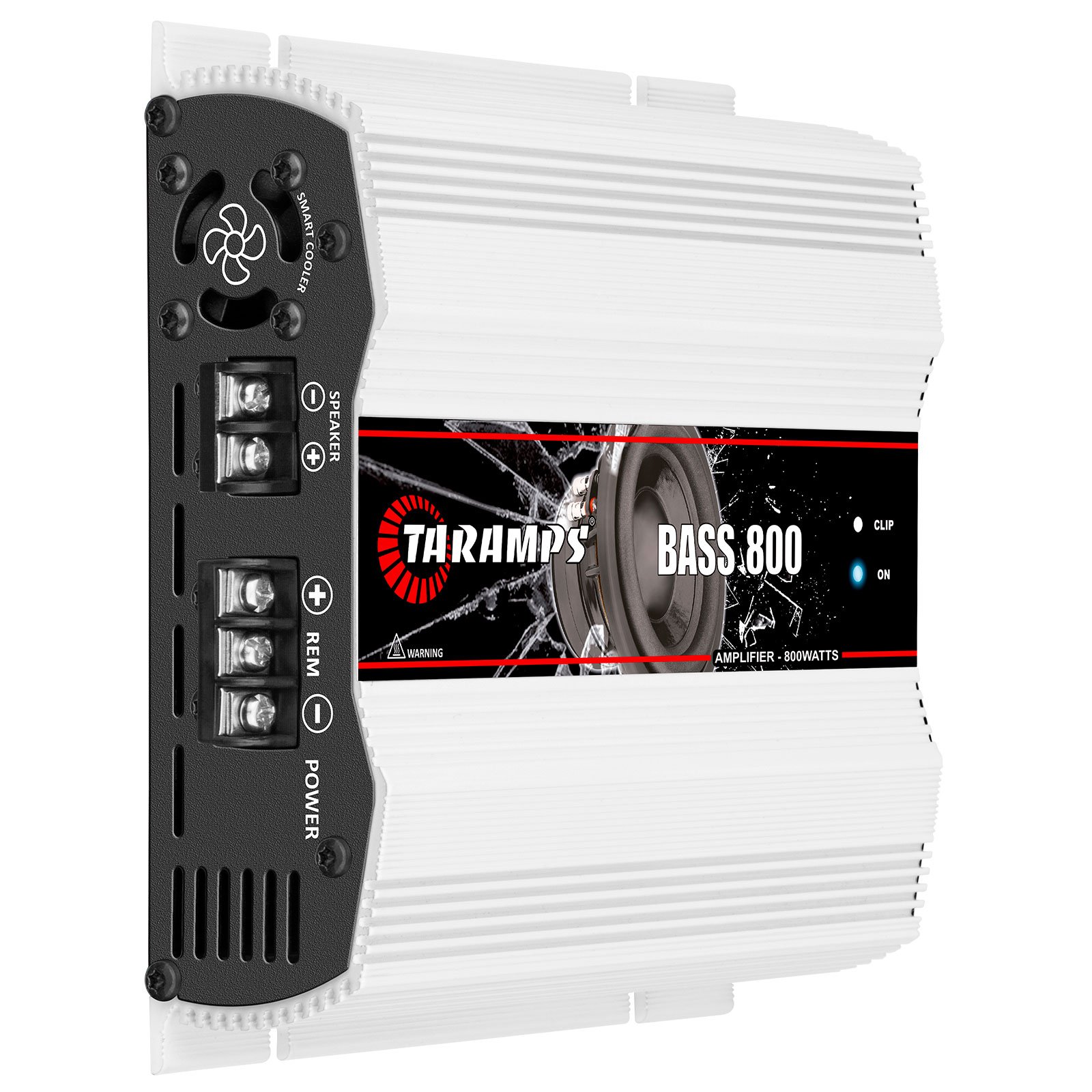 Taramps Bass 800 Amplifier 800 Watts RMS 1 Channel 2 Ohms Monoblock Class D Great for Sub and Car Audio System Low Bass Boost