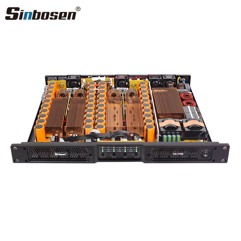 Sinbosen K4-1700 4 Channel Power Amplifier Professional Sound Amplifier