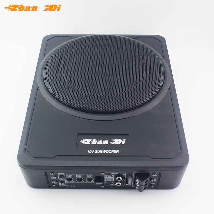 Wholesale 10-Inch Car Subwoofer with Single Coil Paper Cone 12V DC Amplifier for Car Audio System