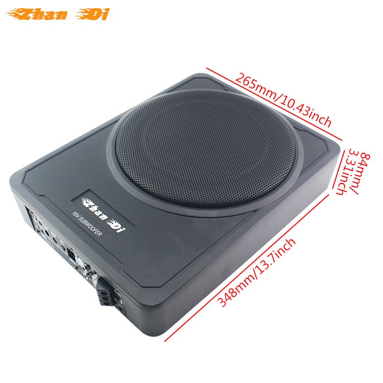 Wholesale 10-Inch Car Subwoofer with Single Coil Paper Cone 12V DC Amplifier for Car Audio System