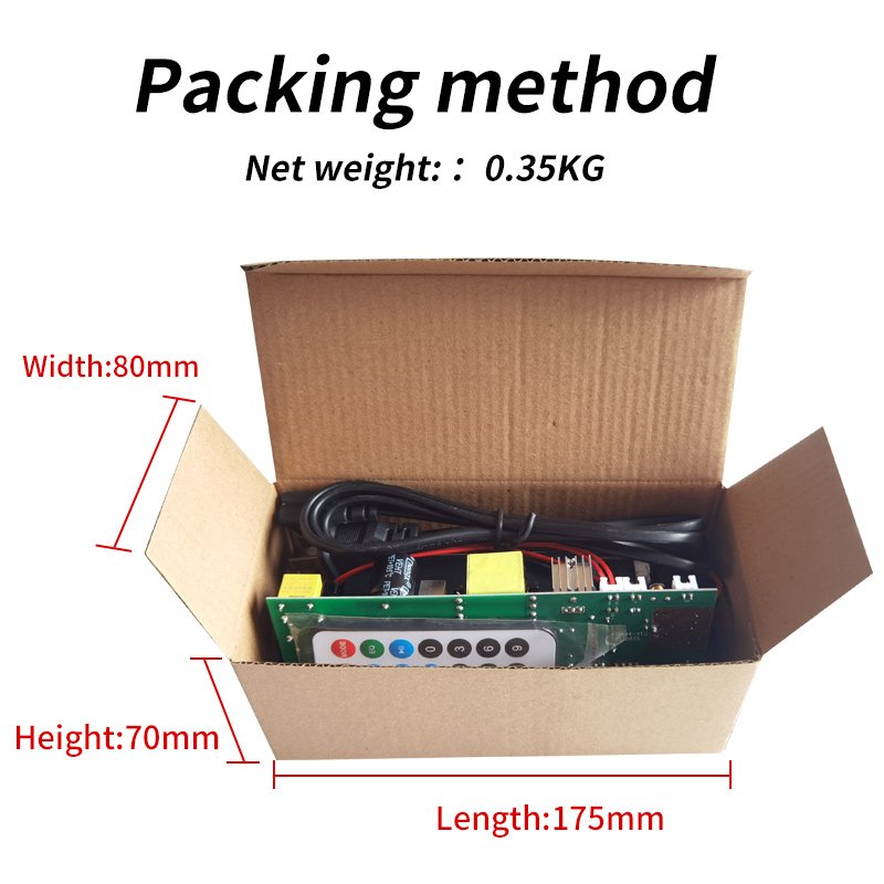 Factory Product 12V 24V 220V Subwoofer HI-FI Heavy Bass Power Amp Remote Control D60 High Power Bass 60W Amplifier Board for Car