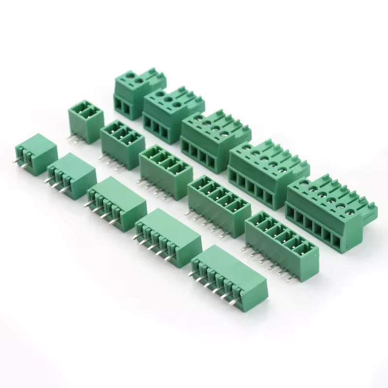 Aimer 3.81mm Pitch Pluggable Terminal Block 2-16pin Male Female 15EDG 3.81 Plug-In Receptacle Pcb Terminal Block Connector