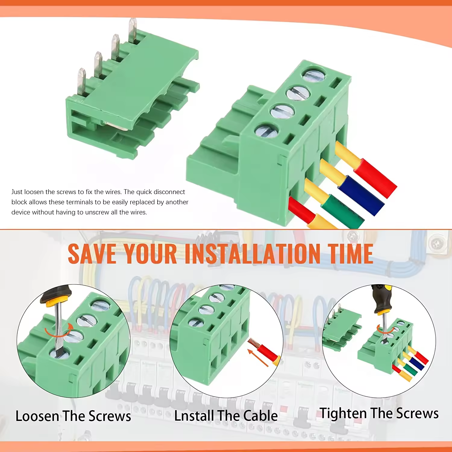 Aimer 3.81mm Pitch Pluggable Terminal Block 2-16pin Male Female 15EDG 3.81 Plug-In Receptacle Pcb Terminal Block Connector