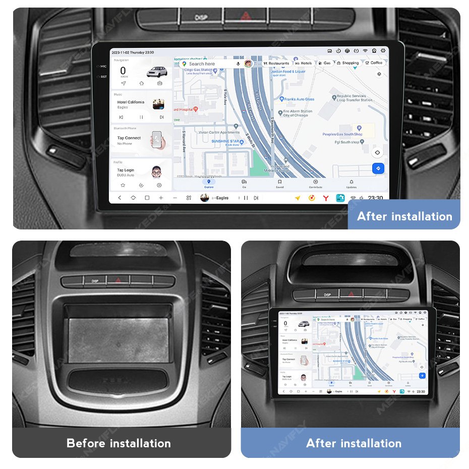 Mekede DUDUAUTO Car Radio Player BT5.0 4G WiFi Car-play Auto 360 Panoramic Camera for Geely GC6 2014 -2016 Support Dual Band GPS