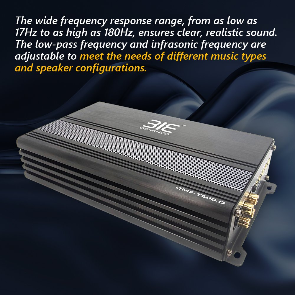 Auto Magic Cube T600.D Monoblock Full Range Wholesale Powerful 600W Usa Market Car Power Amplifier