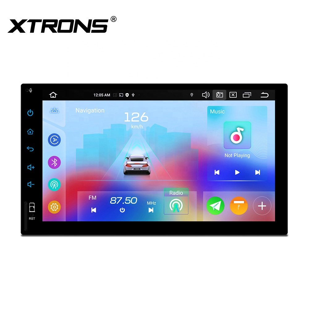 XTRONS 7 Inch Double Din IPS Android Car DVD Stereo Multimedia Player 6*128GB Carplay 4G LTE Android AutoRadio